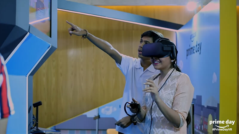 Amazon Virtual Reality VR Mall Kiosks(Amazon)2018年